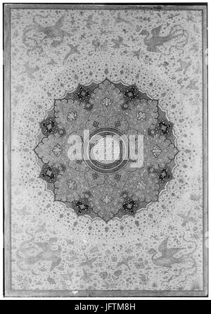 Rosette mit Namen und Titel von Shah Jahan, Folio aus dem Shah Jahan Album erfüllt 159420 Stockfoto