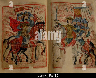 Alexanderromans. Armenische beleuchtet Handschrift des XIV Jahrhunderts 28Venice San Lazzaro 42429 28429 Stockfoto