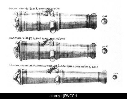 Bremer Geschütze - 17. Halbmonatsschrift Stockfoto