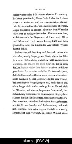 Arthur Schnitzler - Flucht in Die Finsternis - 012 Stockfoto