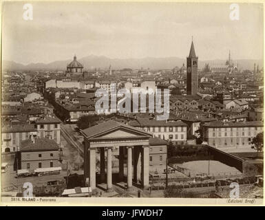 Brogi Giacomo 2818-188129 - Nr. 3816 - Panorama - Porta Ticinese di Milano - Stockfoto