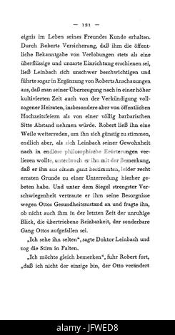 Arthur Schnitzler - Flucht in Die Finsternis - 121 Stockfoto