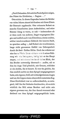 Arthur Schnitzler - Flucht in Die Finsternis - 134 Stockfoto