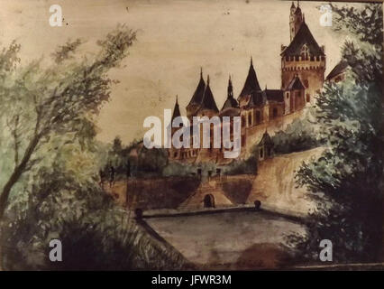 Château de Chambéry (Peinture, 1788) Stockfoto