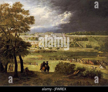 Château Neuf de Saint-Germain-En-Laye par Adam Frans van der Meulen 281632-169029 Stockfoto