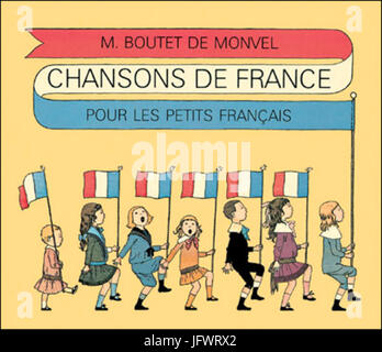 Chansons de France pour Les Petits Français Louis-Maurice Boutet de Monvel Stockfoto