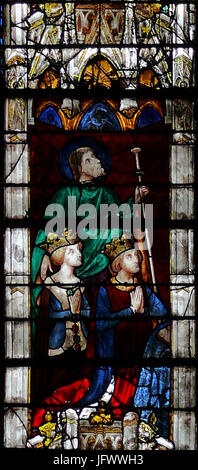 Chartres-Chapelle Vendôme St. Jacques, Jean de Bourbon, Catherine de Vendôme Stockfoto