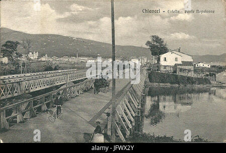 Chiavari Pont Napoléon 1918 Stockfoto