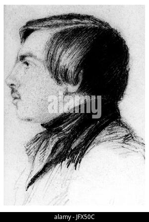 AutorretratoDeFriedrichEngels19Años Stockfoto