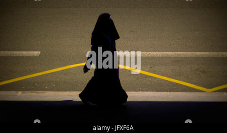 PARIS FRAU-MUSLIMISCHE FRAU IN DER STRASSE - PARIS, multi-kulturellen Ort - PARIS STREET FOTOGRAFIE - islamischen Schleier © Frédéric BEAUMONT Stockfoto