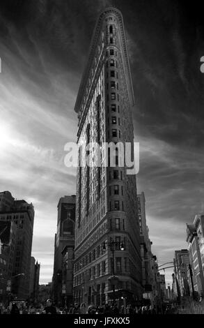 New York Schwarz und Weiß Stockfoto