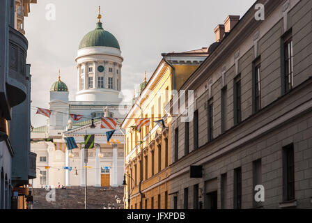 Einblick in die lutherische Kathedrale von Helsinki Stockfoto