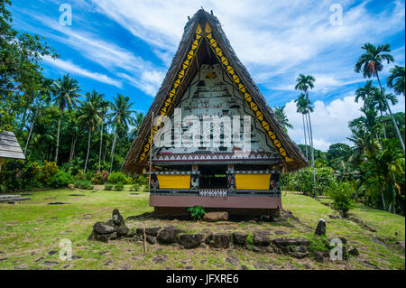 Älteste Bai von Palau, ein Haus für die Dorfchefs, Insel Babeldoab, Palau, Central Pacific Stockfoto