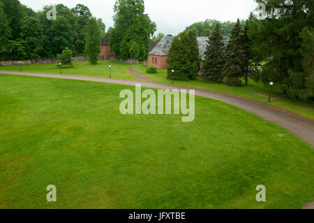 Der schöne Park von Alatskivi in Estland Stockfoto