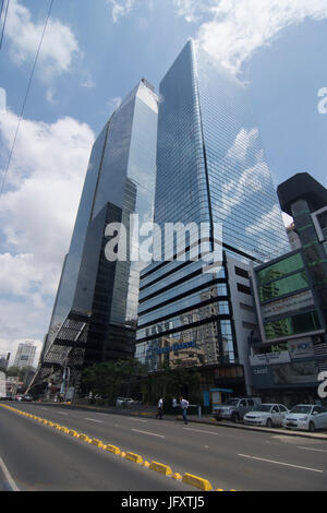 Banco allgemeine Gebäude Calle 50 Panama City, Panama Stockfoto