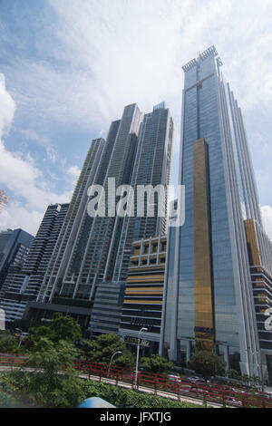 Bicsa Gebäude und Wohnung hohen Hochhäusern auf Balboa Avenue-Panama City-Panama Stockfoto