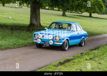 Mark Woodward Classic Events, einer der 12 zeigt an verschiedenen Standorten im Land gehalten und verfügt über mehr als 400 Oldtimer, Oldtimer-Fahrzeugen. Stockfoto