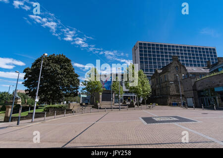 Ein schöner Tag im Science and Media Museum in Bradford, West Yorkshire UK. Früher bekannt als das National Museum of Photography, Film und Fernsehen Stockfoto