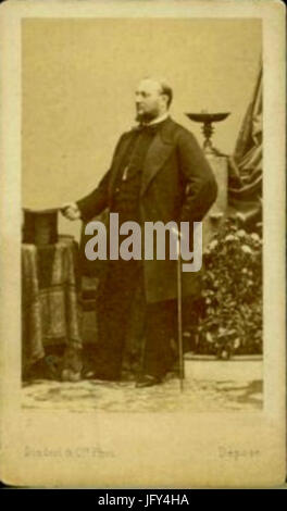 Disderi Adolphe Eugène 281810-189029 - Il Tenore Enrico Tamberlick 281820-188929 Stockfoto