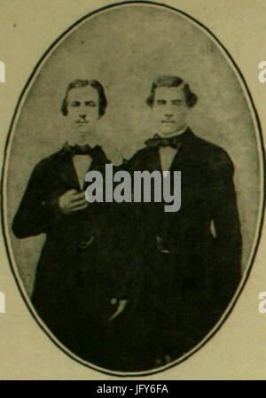 Crescente Errazuriz y José Manuel Balmaceda Stockfoto