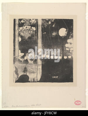 Edgar Degas, Mlle Bécat an der Café des Ambassadeurs, Paris, 1877-78 Stockfoto