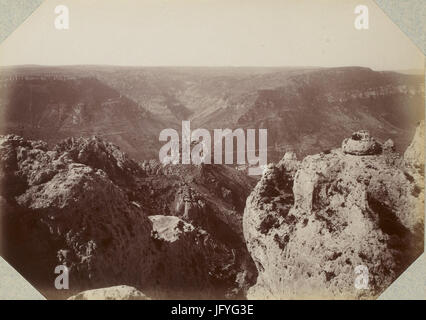 Ausflug Dans la Région des Causses (1892) .f61. Gorges De La Jonte, Ausflug au-Dessus des Falaises du Rozier-Peyreleau Stockfoto