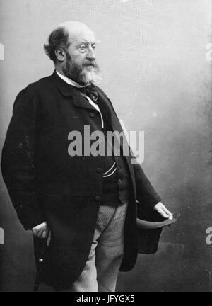 Félix Nadar 1820-1910 Porträts Émile Augier Stockfoto