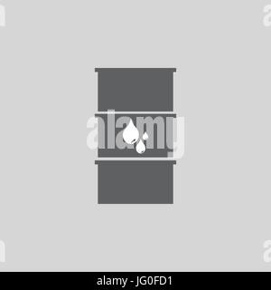 Barrel Öl Symbol Zeichen Symbol Vektor Illustration Stock Vektor