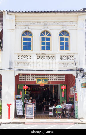 Das Kopitiam Restaurant in Thalang Road in alte Stadt Phuket, Thailand Stockfoto