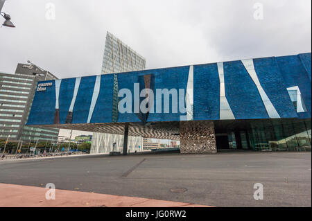 Museu Blau – Forum Building, Herzog & de Meuron Architekten, Natural History Museum von Barcelona, außen Stockfoto