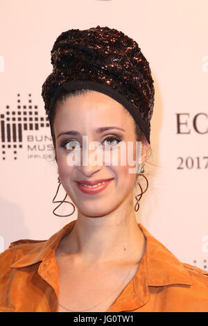 Prominente, die Teilnahme an den Echo Jazz Award 2017 bei Blohm Und Voss, Hamburg Featuring: Graziella Schazad wo: HAMBURG, Deutschland bei: 1. Juni 2017 Credit: Becher/WENN.com Stockfoto