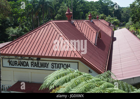 Kuranda Railway Station Stockfoto