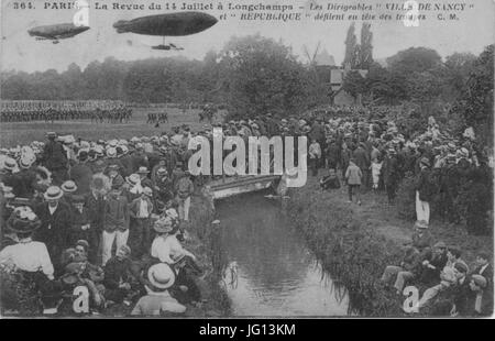 Statisch du 14 Juillet Hippodrome de Longchamp Stockfoto
