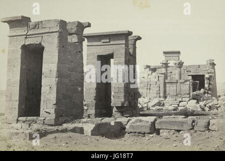 Francis Frith - der Tempel des Dabod Nubien Stockfoto
