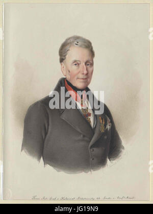 Franz Anton von Kolowrat-Liebsteinsky (1778-1861) Stockfoto