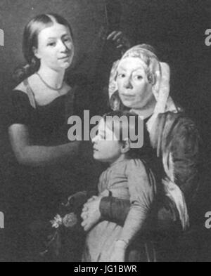 Friese Familie Tür Douwe de Hoop 281800-183029 Stockfoto