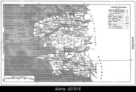 Géographie Illustrée De La France et de ses Kolonien 077 Stockfoto