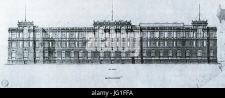 Düsseldorf, Kunstakademie Erbaut von 1875 Bis 1879 von Hermann Riffart Stockfoto