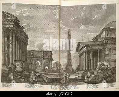 Georg Christoph Kilian römischen Grabungsergebnisse Ubs G 0528 II 04 Stockfoto