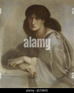 Dante Gabriel Rossetti - La Donna della Finestra 28drawing29 Stockfoto