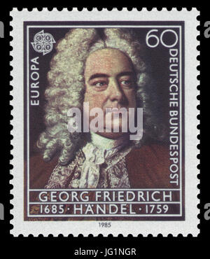 DBP 1985 1248 Georg Friedrich Händel Stockfoto