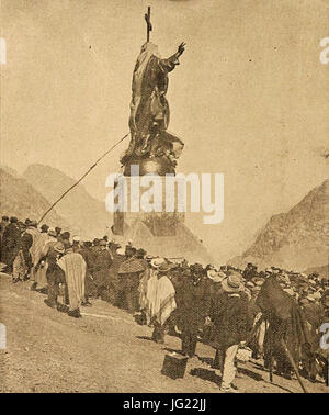 Inaguración Cristo Redentor de Los Andes Stockfoto