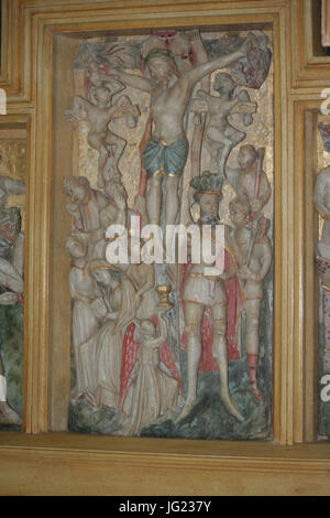 Intérieur dieAbbatiale du Mont-Saint-Michel-2009-10-30 051 Stockfoto