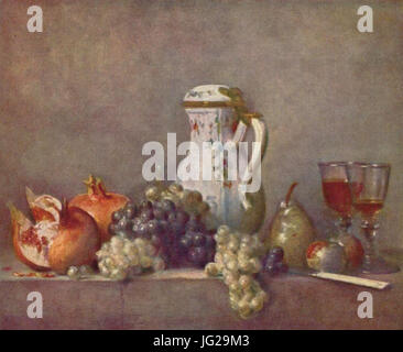 Jean-Baptiste Siméon Chardin 030 Stockfoto