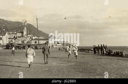 Jogo de Futebol C2A71 keine Campo de D. Carlos, c. 1909 (1) Stockfoto