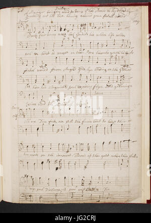 John Lenton - wach, Messe Venus - Dialog. (BL Egerton MS 2013 f. 66r) Stockfoto