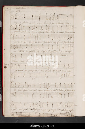 John Lenton - wach, Messe Venus - Dialog. (BL Egerton MS 2013 f. 66v) Stockfoto