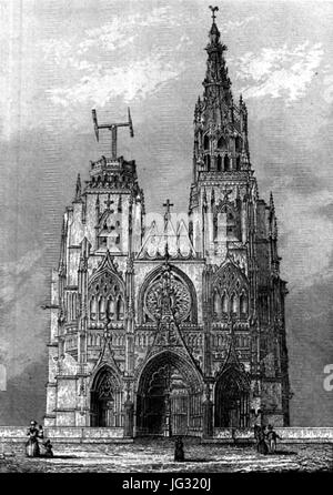 Führen Pittoresque 039 Basilique Notre-Dame de L'Épine beschnitten Stockfoto