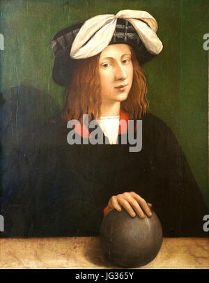 Leonardo da Vinci - Selbstportrait E284961 Stockfoto