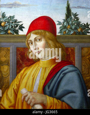 Leonardo da Vinci selbst Portrait E284962 Stockfoto